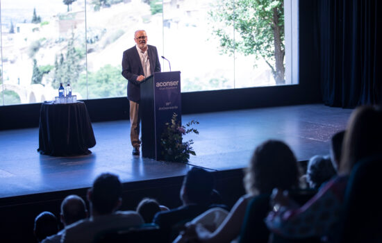 Antonio de la Torre Hita, presidente, en el acto del 10º aniversario de Grupo Aconser